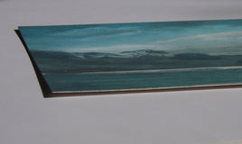 Original art for sale at UGallery.com | Moon over Stafford Lake by Patricia Prendergast | $375 | pastel artwork | 9' h x 12' w | thumbnail 2