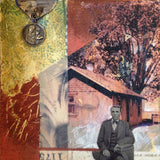 Original art for sale at UGallery.com | He Became More than He Thought He Was by Darlene McElroy | $350 | mixed media artwork | 8' h x 8' w | thumbnail 1