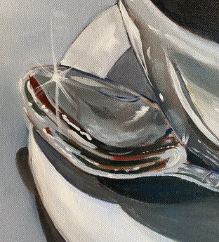 Morning Coffee by Kristine Kainer |   Closeup View of Artwork 