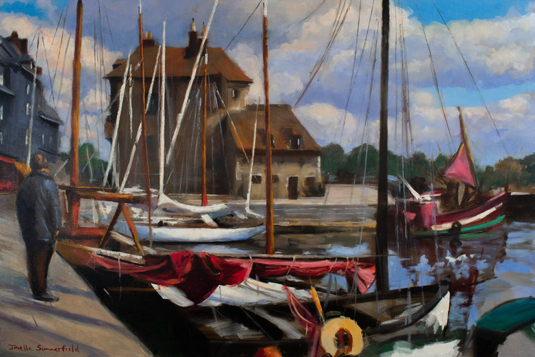 Morning in Honfleur by Jonelle Summerfield |  Artwork Main Image 