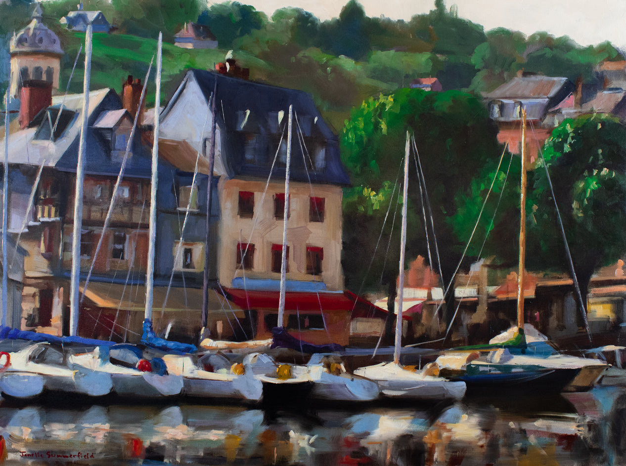 Morning in Honfleur III by Jonelle Summerfield |  Artwork Main Image 