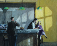 Original art for sale at UGallery.com | Morning Light by Bertrand Girard | $1,000 | acrylic painting | 13' h x 16' w | thumbnail 1