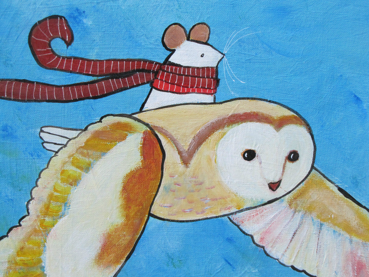 The Mouse Adventurer by Andrea Doss |  Closeup View of Artwork 