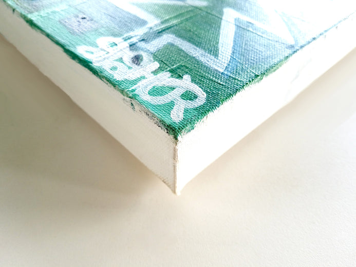 Great Lakes Adventure by Jessica JH Roller |  Side View of Artwork 