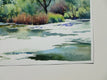 Original art for sale at UGallery.com | Mt. Diablo Across the Pond by Catherine McCargar | $525 | watercolor painting | 10' h x 14' w | thumbnail 2
