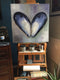 Original art for sale at UGallery.com | Blue Mussel by Kristine Kainer | $1,750 | oil painting | 24' h x 24' w | thumbnail 3
