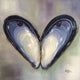 Original art for sale at UGallery.com | Blue Mussel by Kristine Kainer | $1,750 | oil painting | 24' h x 24' w | thumbnail 1