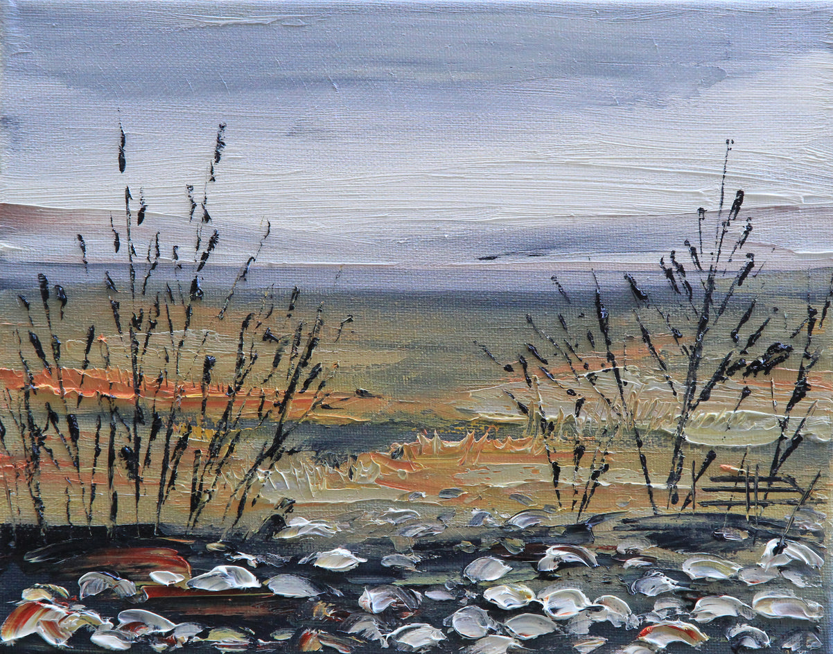 Mystery by Lisa Elley |  Closeup View of Artwork 