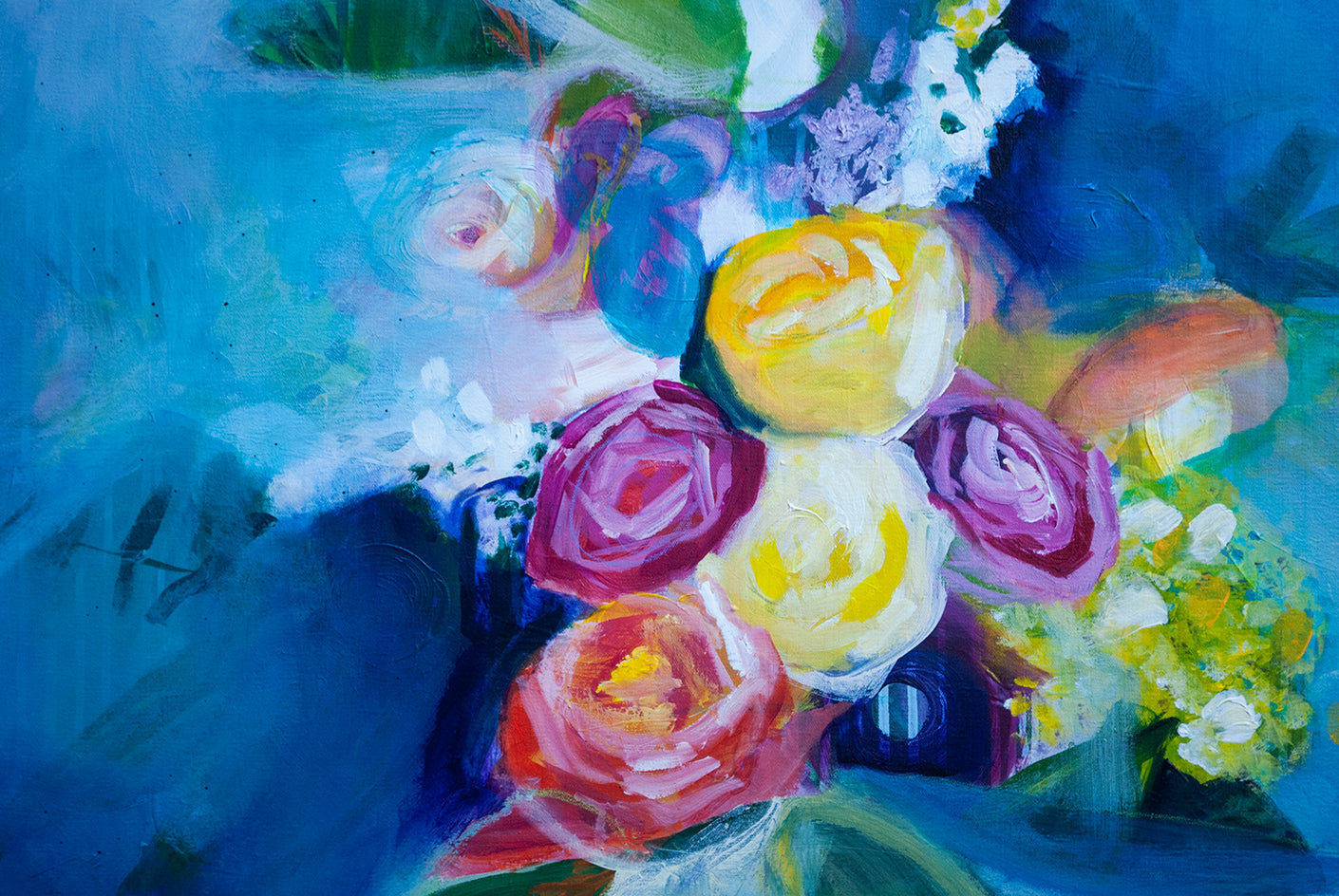 Mystery Zone by Ruth-Anne Siegel |  Closeup View of Artwork 