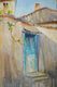 Original art for sale at UGallery.com | Blue Door by Nadia Boldina | $750 | oil painting | 24' h x 16' w | thumbnail 4