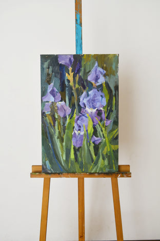Irises by Nadia Boldina |  Context View of Artwork 