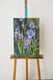 Original art for sale at UGallery.com | Irises by Nadia Boldina | $800 | oil painting | 21' h x 14' w | thumbnail 3