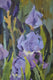 Original art for sale at UGallery.com | Irises by Nadia Boldina | $800 | oil painting | 21' h x 14' w | thumbnail 4