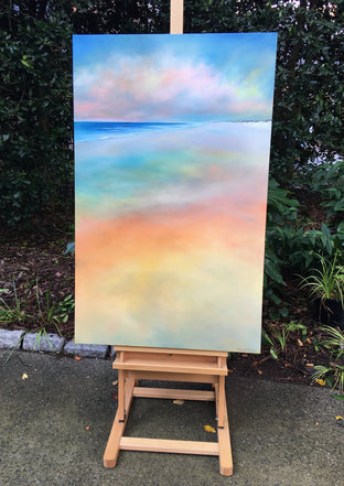 Original art for sale at UGallery.com | Colors in the Sand by Nancy Hughes Miller | $2,700 | oil painting | 48' h x 30' w | photo 2