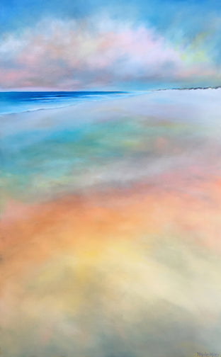 Original art for sale at UGallery.com | Colors in the Sand by Nancy Hughes Miller | $2,700 | oil painting | 48' h x 30' w | photo 1