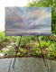 Original art for sale at UGallery.com | Shoreline Cloudscape by Nancy Hughes Miller | $2,400 | oil painting | 30' h x 48' w | thumbnail 3
