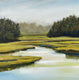 Original art for sale at UGallery.com | Amongst the Ever Greens by Nancy Jadatz | $650 | oil painting | 12' h x 12' w | thumbnail 1