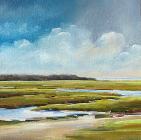 Original art for sale at UGallery.com | Another Beautiful Day by Nancy Jadatz | $675 | oil painting | 13.5' h x 13.5' w