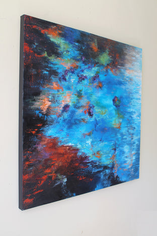 Original art for sale at UGallery.com | Reflection IX by Naoko Paluszak | $2,100 | oil painting | 36' h x 36' w | photo 2