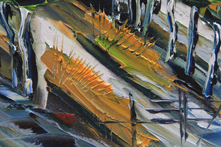 Original art for sale at UGallery.com | Napa Valley in the Summer by Lisa Elley | $675 | oil painting | 20' h x 20' w | photo 4