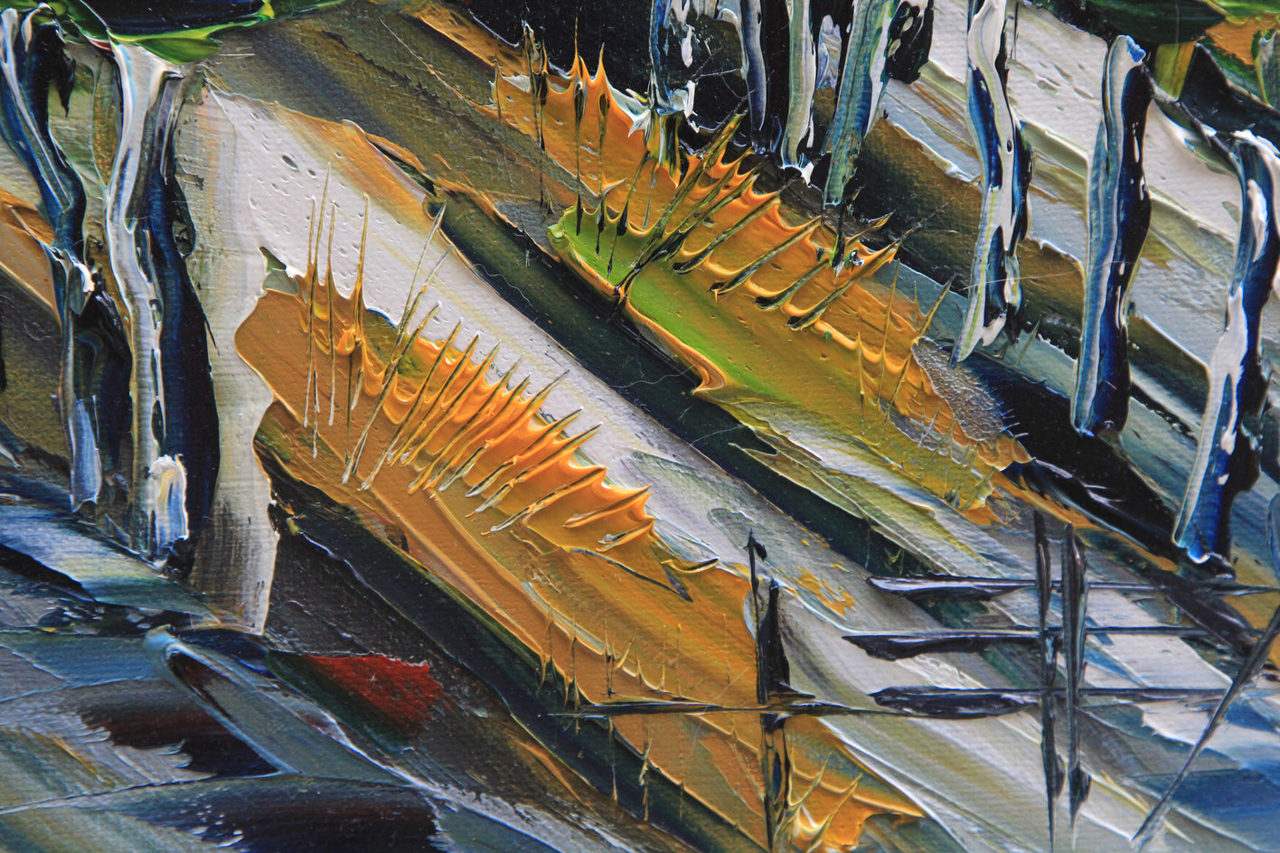 Napa Valley in the Summer by Lisa Elley |  Closeup View of Artwork 