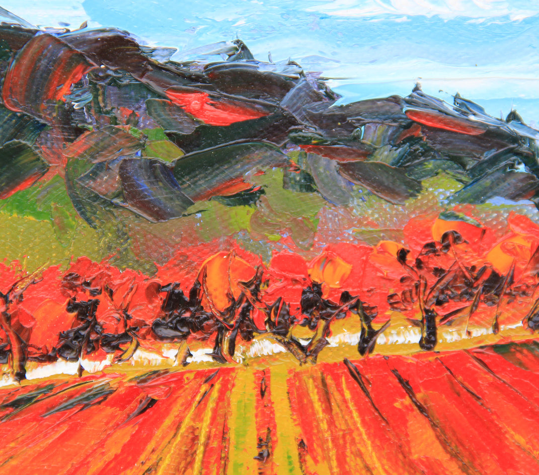 Napa Valley by Lisa Elley |  Closeup View of Artwork 