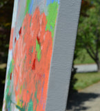 Original art for sale at UGallery.com | Coral Unique by Natalie George | $750 | acrylic painting | 20' h x 16' w | thumbnail 2