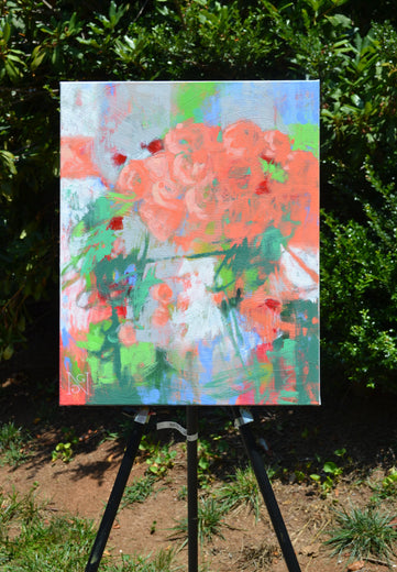 Coral Unique by Natalie George |  Context View of Artwork 