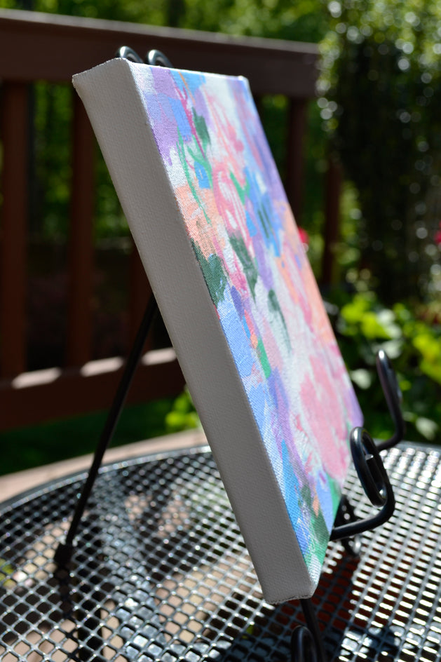 Flower Shop by Natalie George |  Side View of Artwork 