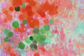 Original art for sale at UGallery.com | Nasturtium Cloud by Natalie George | $1,800 | acrylic painting | 28' h x 40' w | thumbnail 4