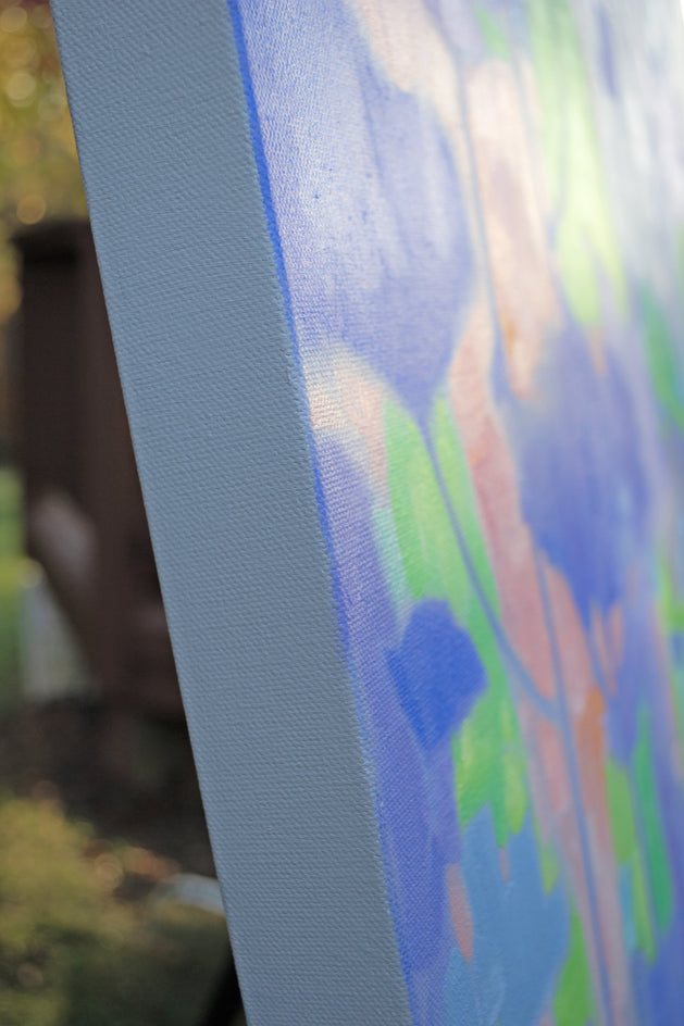 Villa View, Moonlight by Natalie George |  Context View of Artwork 