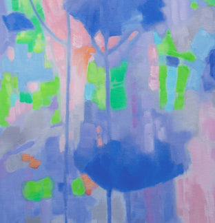 Villa View, Moonlight by Natalie George |   Closeup View of Artwork 