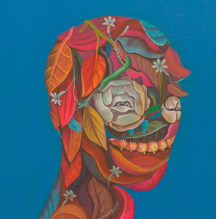 Original art for sale at UGallery.com | Baby Don't Cry by Natasha Lelenco | $1,200 | acrylic painting | 29' h x 21' w | photo 4