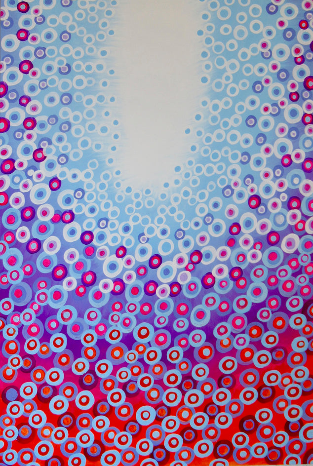 Blue, Purple and Orange by Natasha Tayles |  Artwork Main Image 