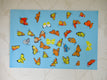 Original art for sale at UGallery.com | Butterflies by Natasha Tayles | $900 | acrylic painting | 24' h x 36' w | thumbnail 3