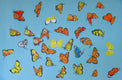 Original art for sale at UGallery.com | Butterflies by Natasha Tayles | $900 | acrylic painting | 24' h x 36' w | thumbnail 1