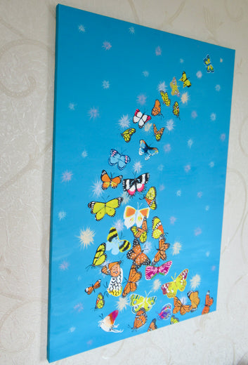 Free Spirit by Natasha Tayles |  Side View of Artwork 