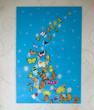 Original art for sale at UGallery.com | Free Spirit by Natasha Tayles | $900 | acrylic painting | 36' h x 24' w | thumbnail 3