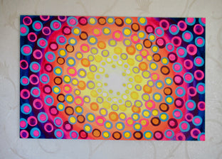 Original art for sale at UGallery.com | Kaleidoscope 3 by Natasha Tayles | $800 | acrylic painting | 24' h x 36' w | photo 2