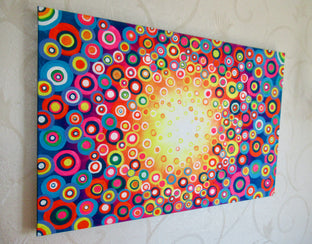 Kaleidoscope 5 by Natasha Tayles |  Side View of Artwork 
