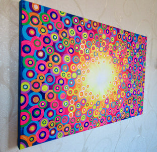 Kaleidoscope 6 by Natasha Tayles |  Side View of Artwork 