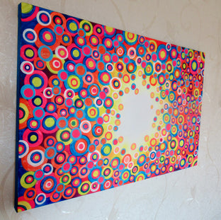 Kaleidoscope 7 by Natasha Tayles |  Side View of Artwork 