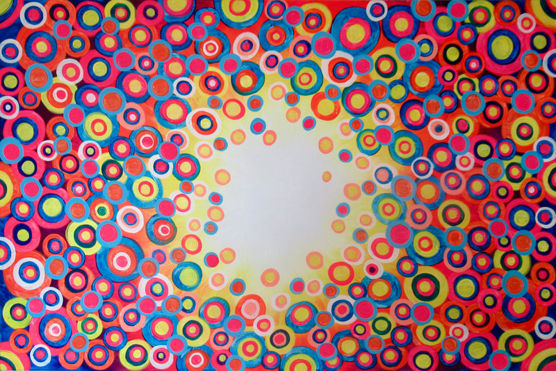 Color Kaleidoscope Axel Venn デザイン 色彩 Kaleidoscope 7 by Natasha Tayles - acrylic painting | UGallery