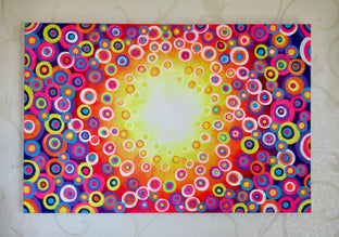 Original art for sale at UGallery.com | Kaleidoscope 4 by Natasha Tayles | $900 | acrylic painting | 24' h x 36' w | photo 3
