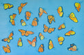 Original art for sale at UGallery.com | Monarch Butterflies 2 by Natasha Tayles | $900 | acrylic painting | 24' h x 36' w | thumbnail 1