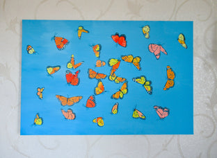 Monarch Butterflies by Natasha Tayles |  Context View of Artwork 