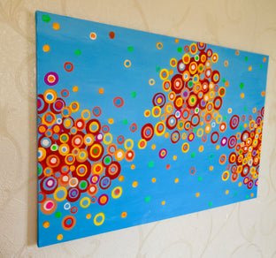 Original art for sale at UGallery.com | Obsession by Natasha Tayles | $800 | acrylic painting | 24' h x 36' w | photo 2