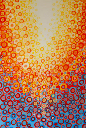 Orange and Blue 7 by Natasha Tayles |  Artwork Main Image 