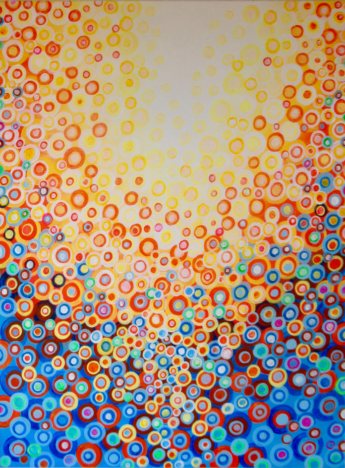 Orange and Blue 8 by Natasha Tayles |  Artwork Main Image 