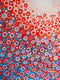 Original art for sale at UGallery.com | Orange and Blue 9 by Natasha Tayles | $800 | acrylic painting | 36' h x 24' w | thumbnail 4